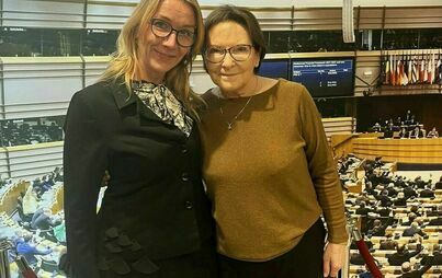 Zdjęcie do Wicestarosta Anna Jung gościła w Brukseli na zaproszenie Wiceprzewodniczącej Parlamentu Europejskiego