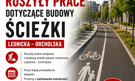 Zdjęcie do Ruszyły prace przy budowie ścieżki rowerowej Lednicka - Orcholska 