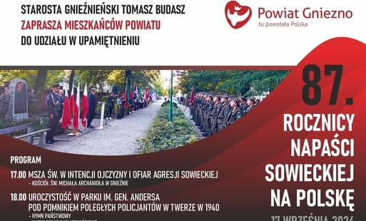 Zdjęcie do Uroczystości rocznicowe | 17 września 2026 | zaproszenie | 