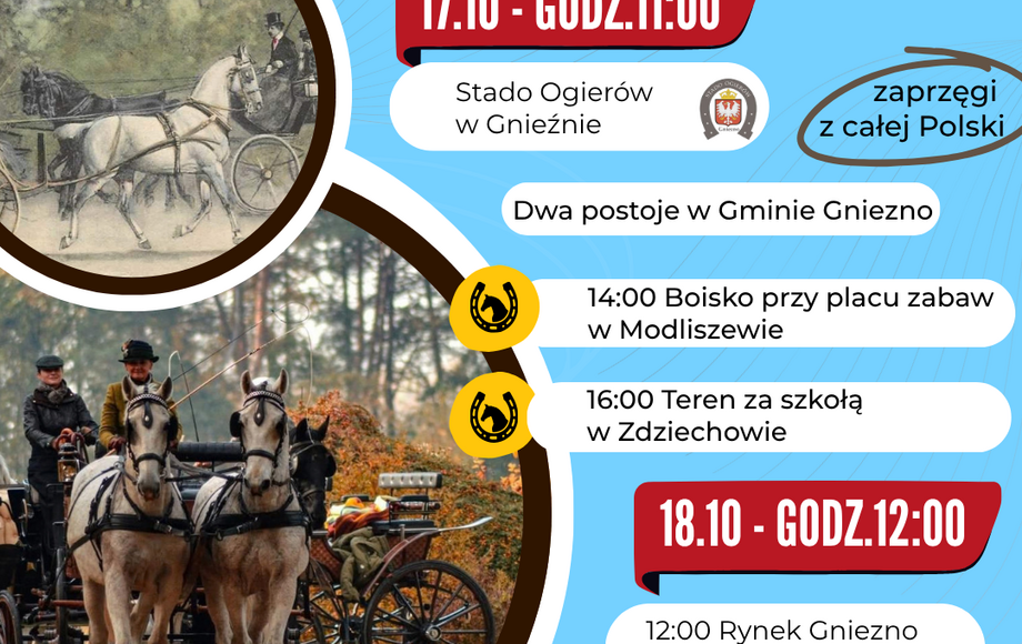 Pierwszy Piknik Zaprzęgowy w powiecie gnieźnieńskim